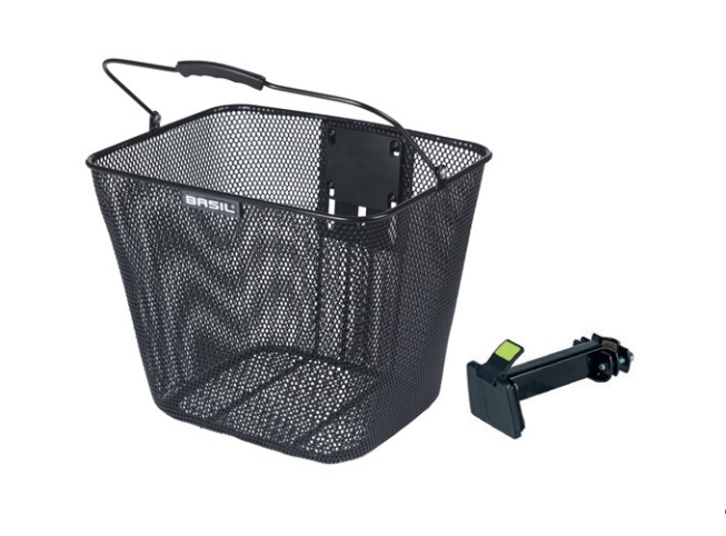 Basil Bilbao BE Fahrradkorb inkl. BasEasy-Halterung Schwarz
