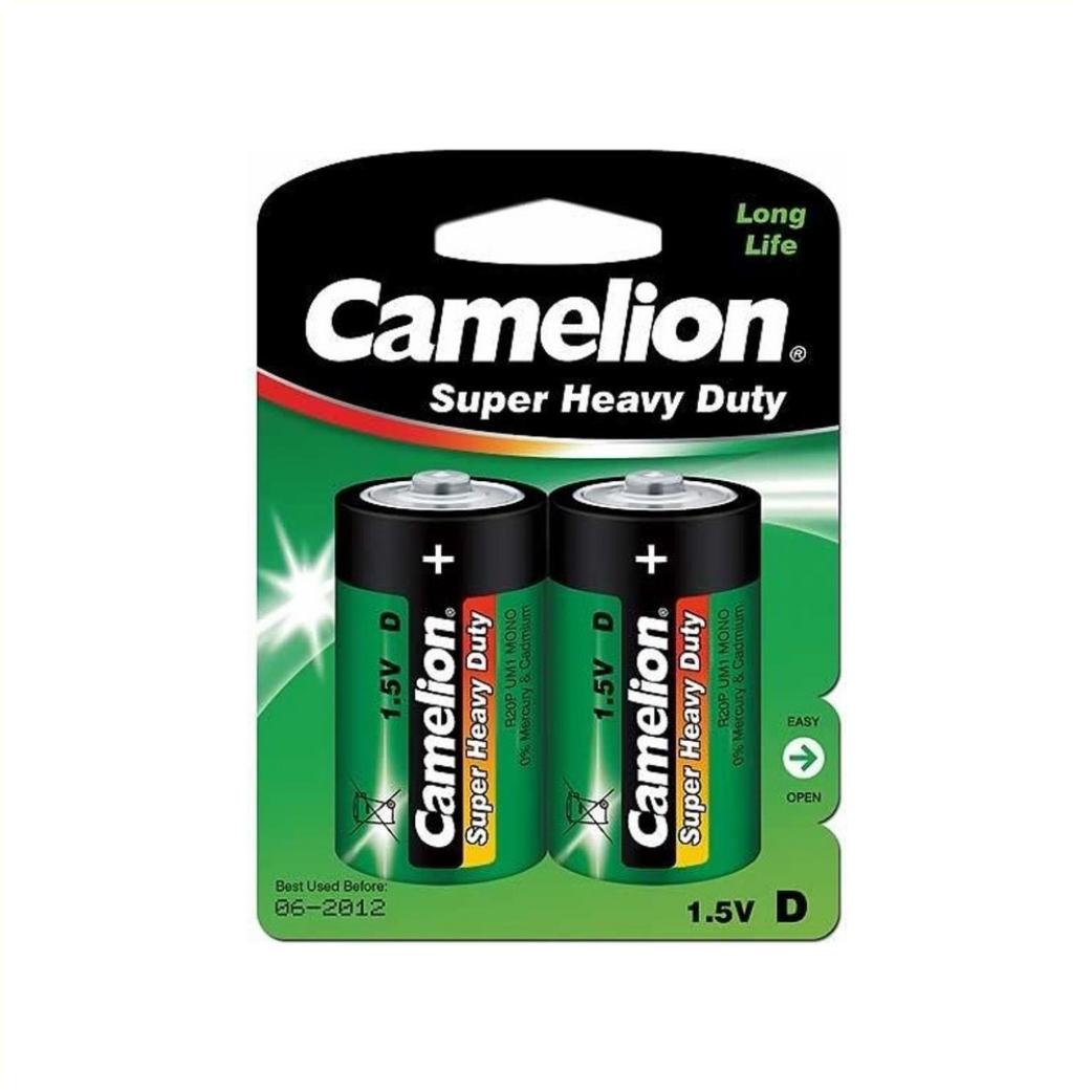 Camelion batterijen 1.5v D R20P Mono UM1 2pcs