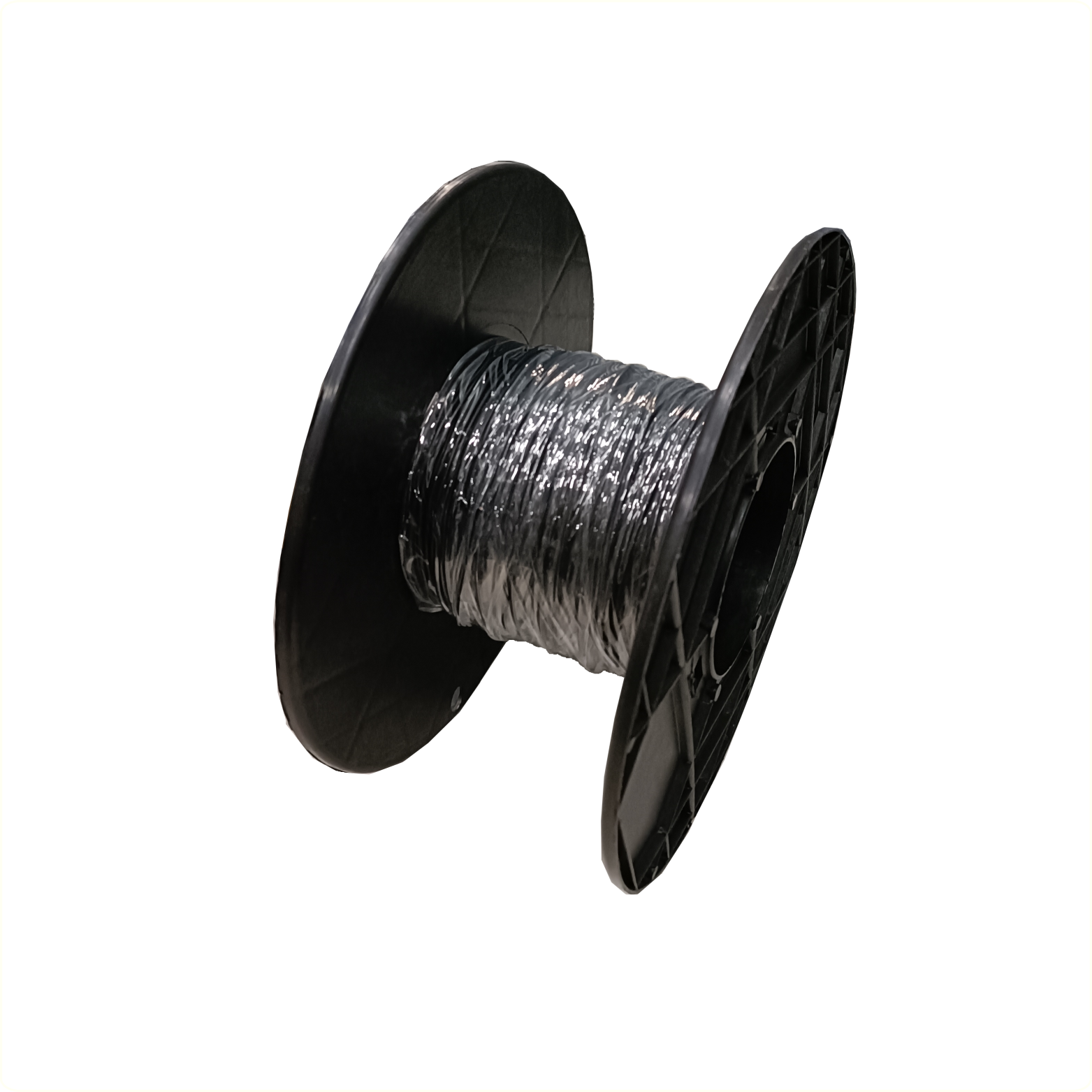 Strom-/Beleuchtungskabel 1 mm x 30 m. Schwarz