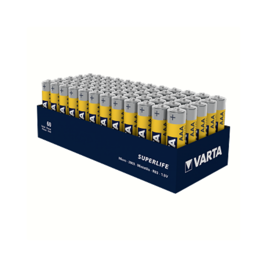 Varta AAA Superlife Zink-Kohle-Batterien pro 48