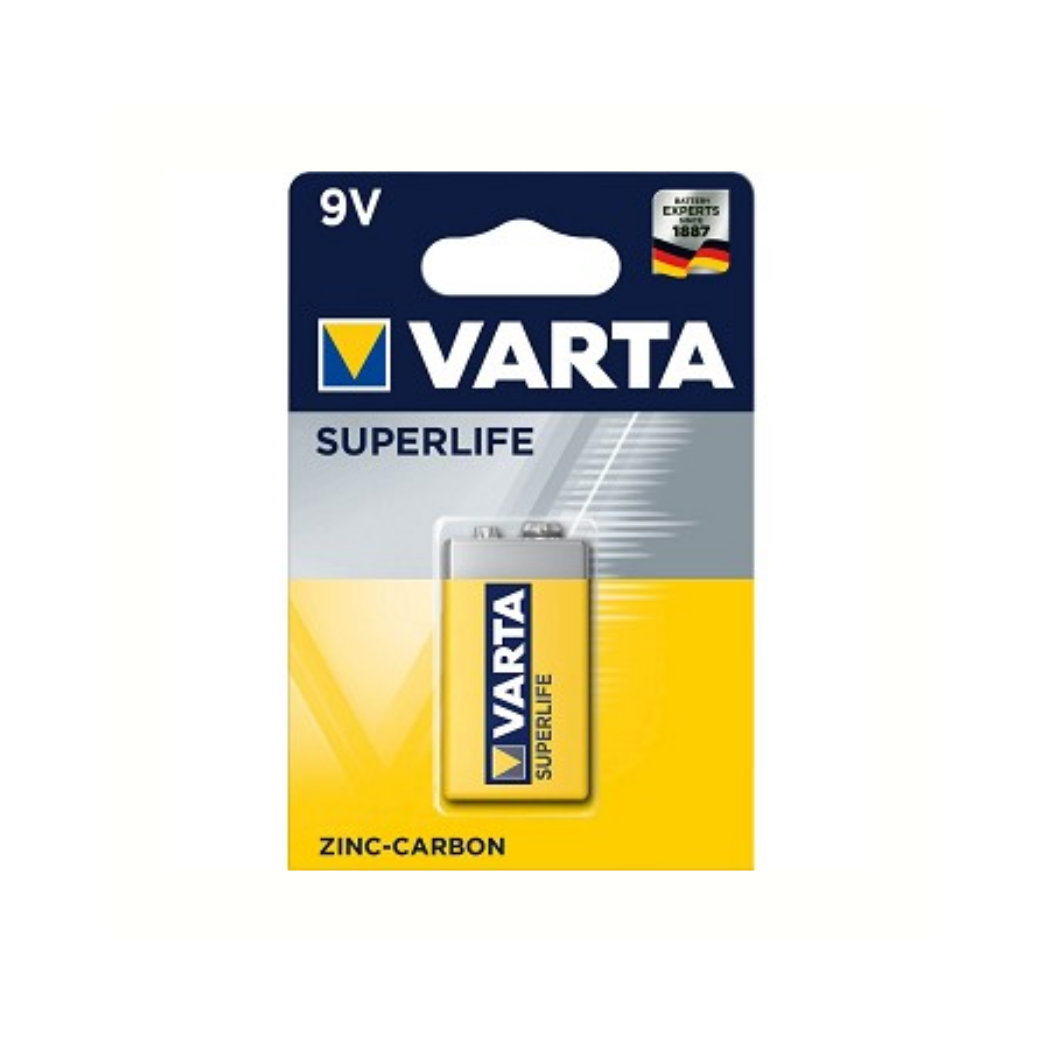 Varta 9V Superlife Zink-Kohle-Batterie pro Stück