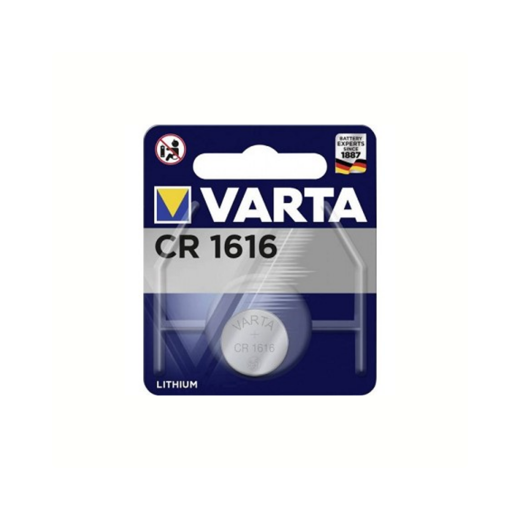 Varta CR1616 3V Lithium-Knopfzelle pro Stück