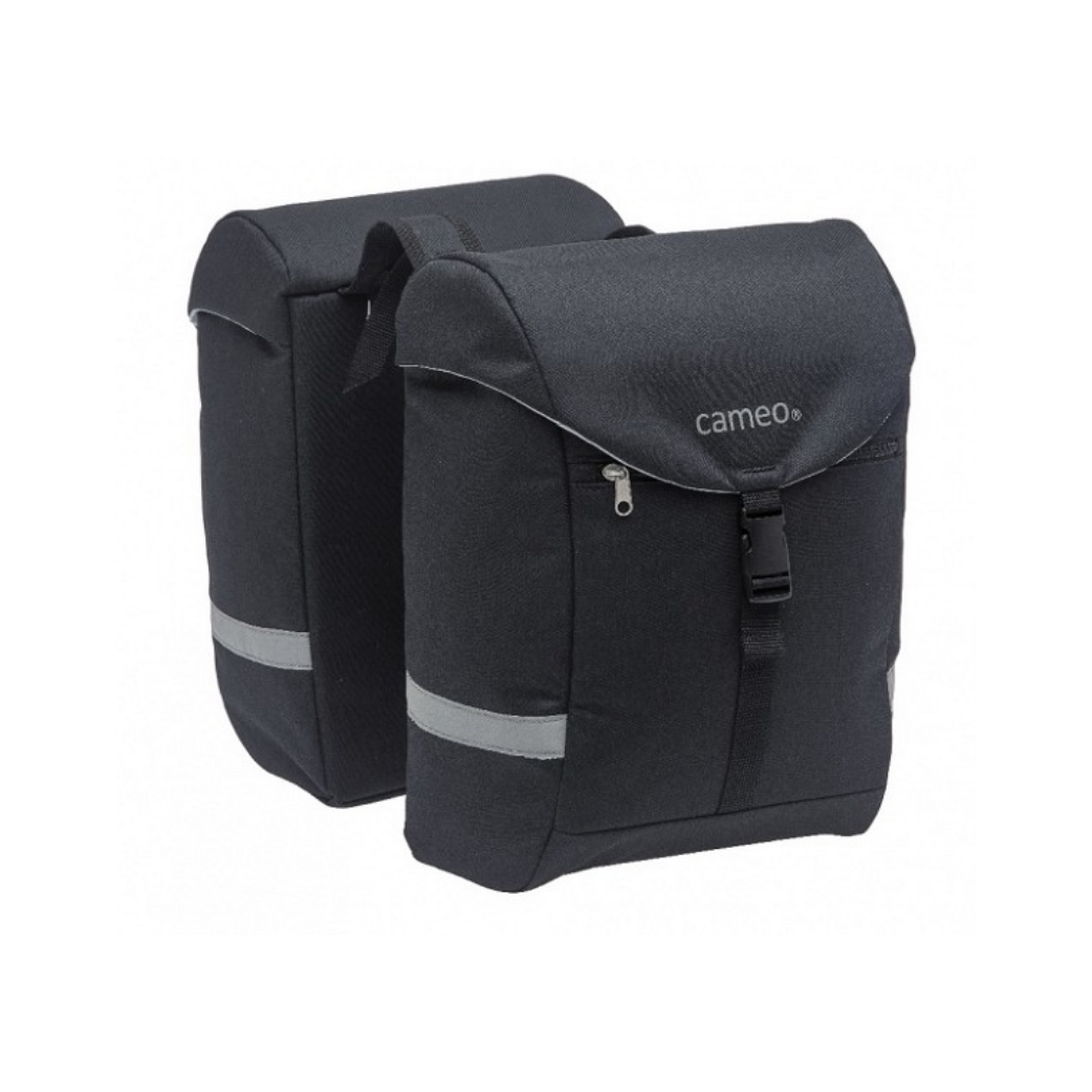 Cameo Sports Double Doppel-Fahrradtasche 28L Schwarz