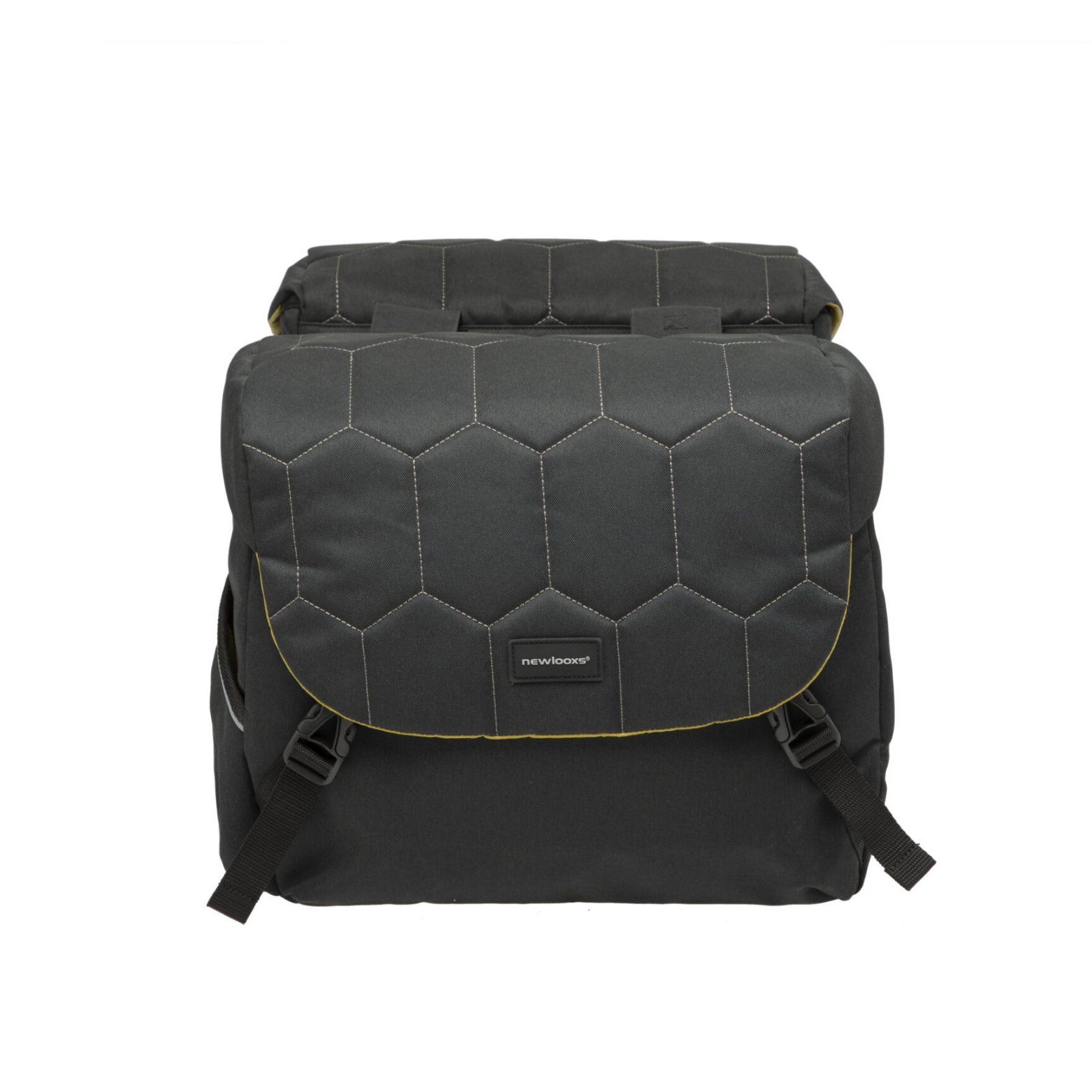 New Looxs Mondi Joy Doppel-Doppel-Fahrradtasche 38L Schwarz