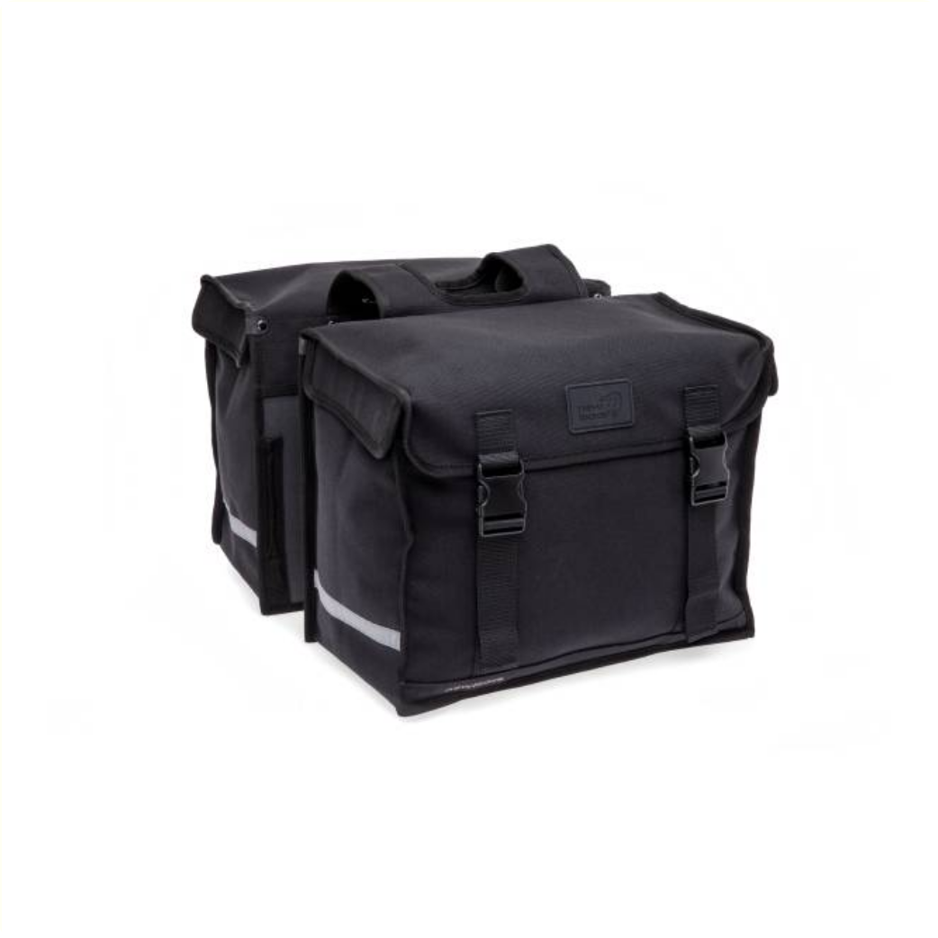 New Looxs Doppelte Fahrradtasche Camping 66L Schwarz