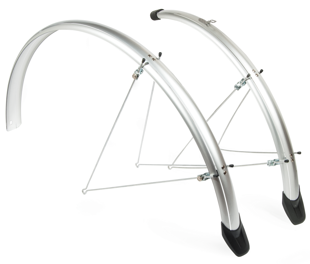 EuroFender Schutzblechset Elegance 28 46mm Silber