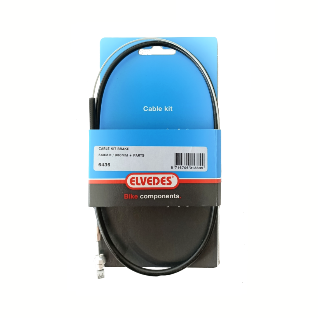 Elvedes Kabel Vorderradbremse Schwarz 0,45-0,90 M (Tonne)