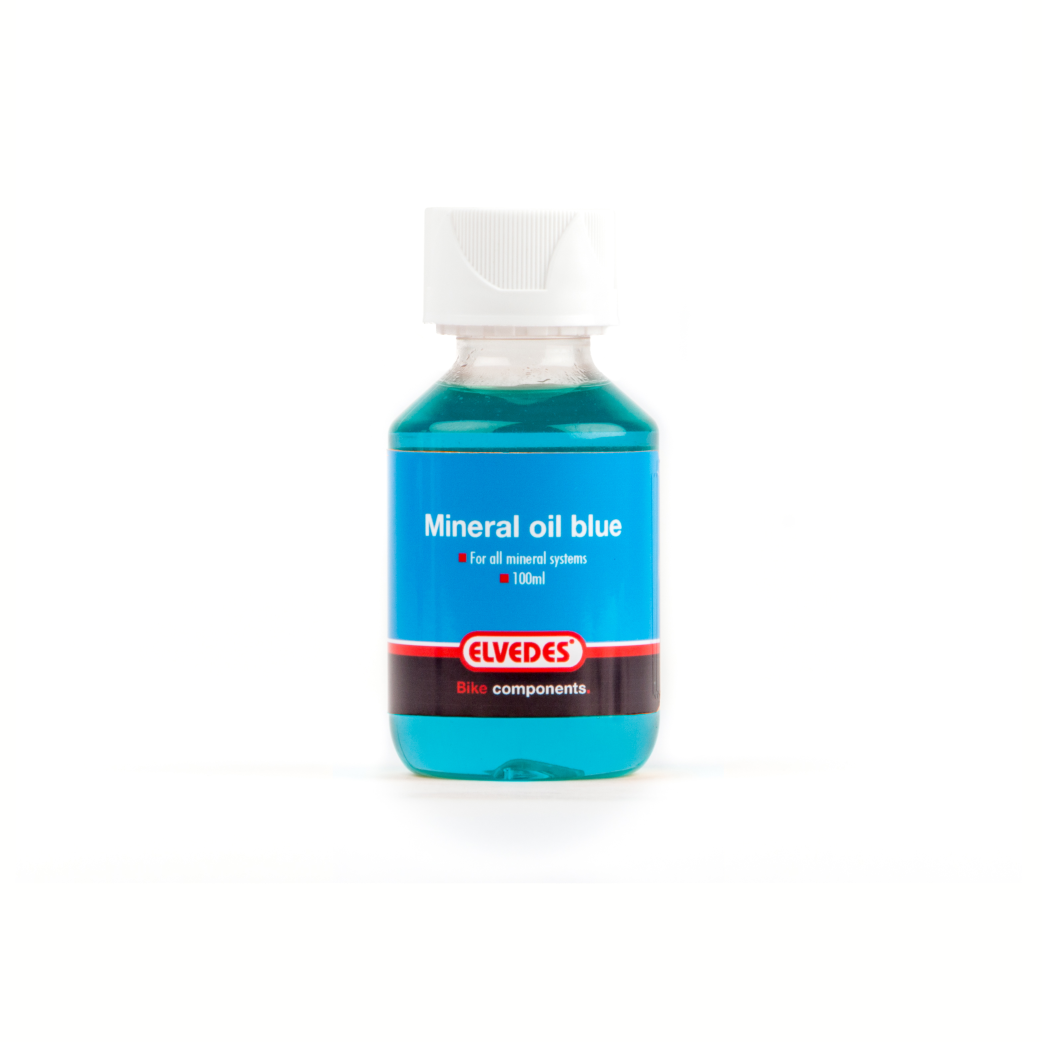 Elvedes Mineralöl für alle mineralischen Bremssysteme. Flasche 100 ml. Farbe blau