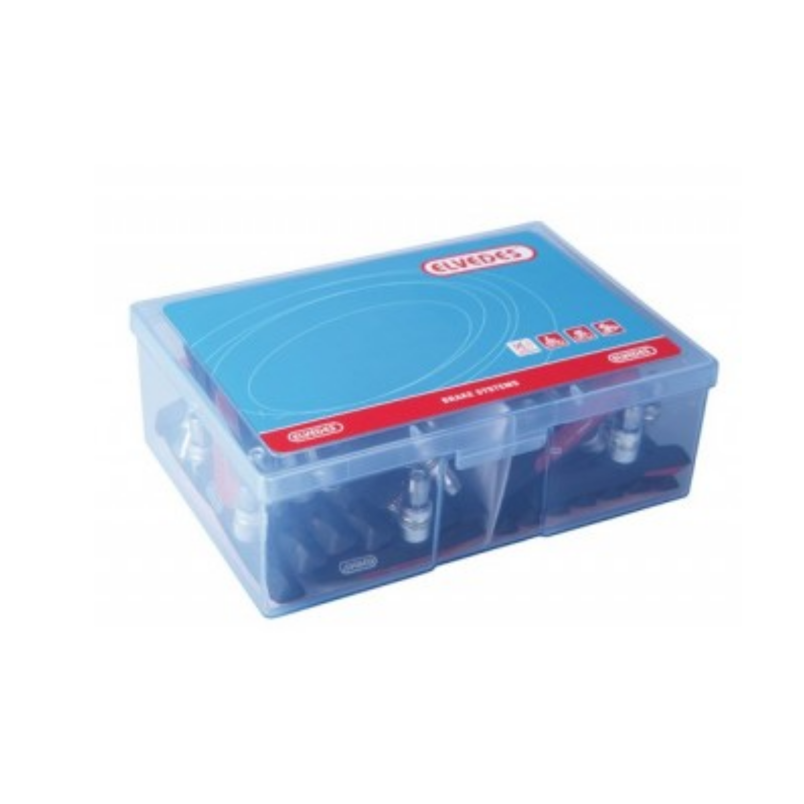 Elvedes V-Brake-Bremsbeläge 72 mm. für nasse und trockene Bedingungen. Pro 25