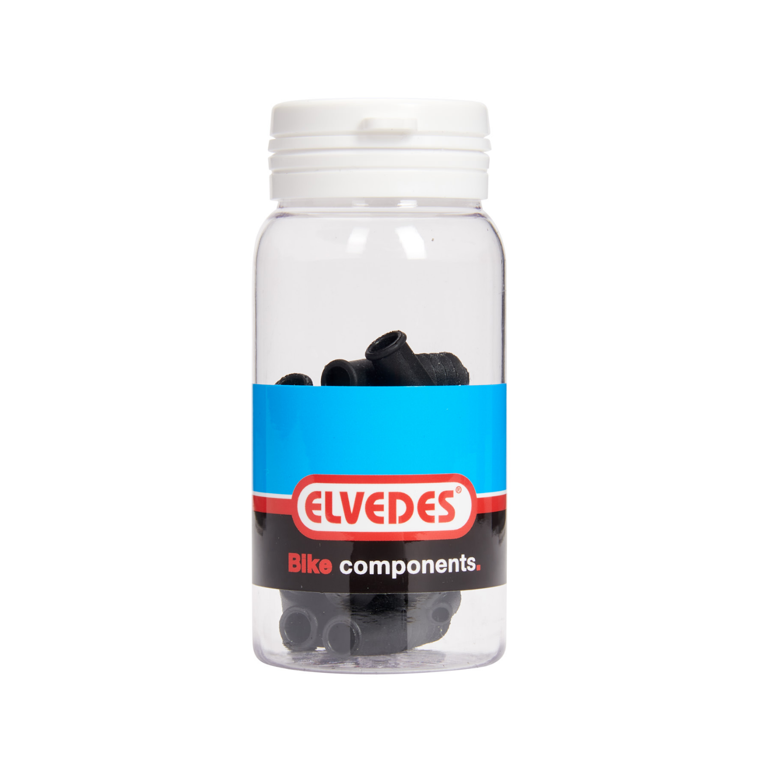Elvedes V-Bremsgummi, schwarz 35 mm. 15 Stück im Topf