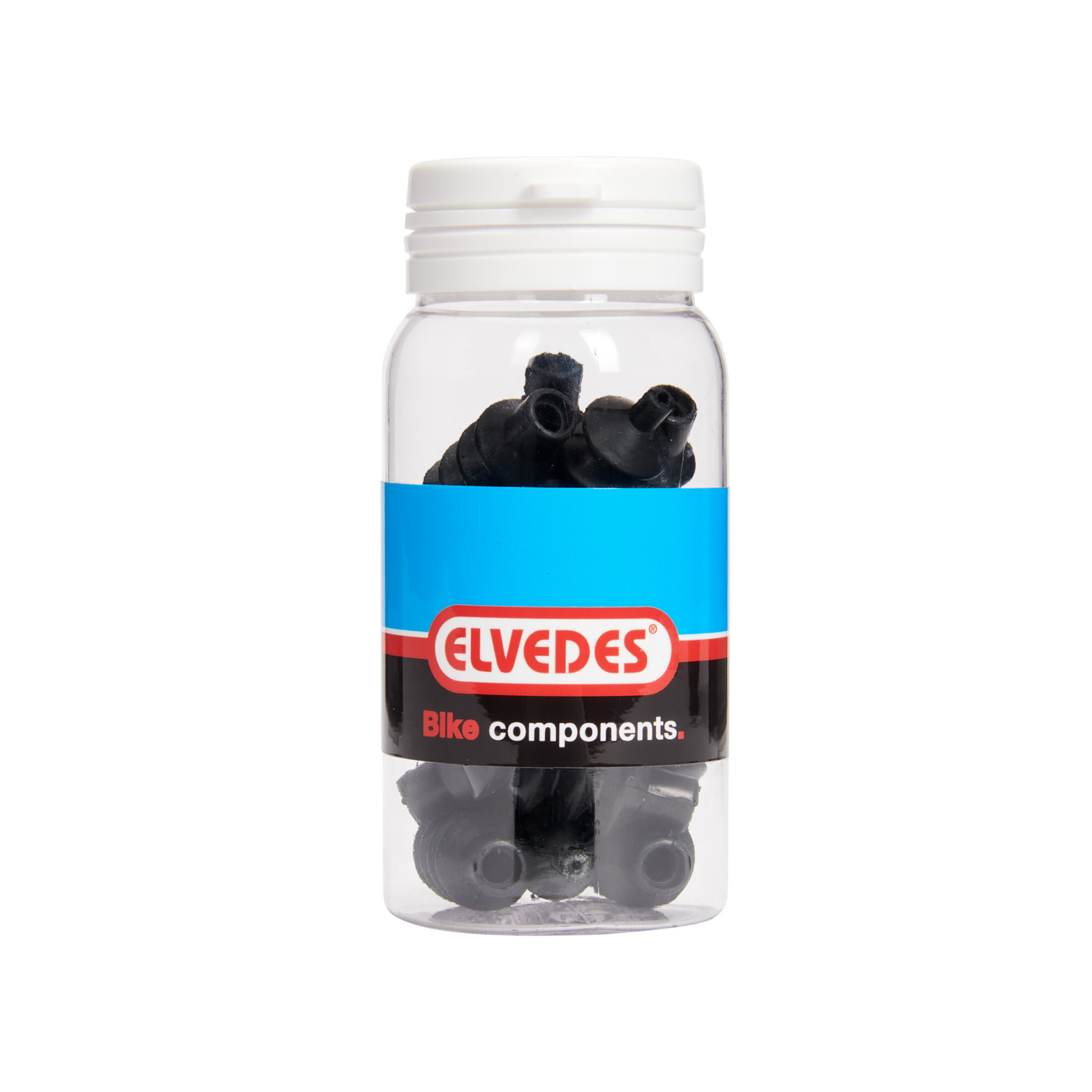 Elvedes V-Brake Gummi-Mundharmonika, schwarz 35 mm. 15 Stück im Topf