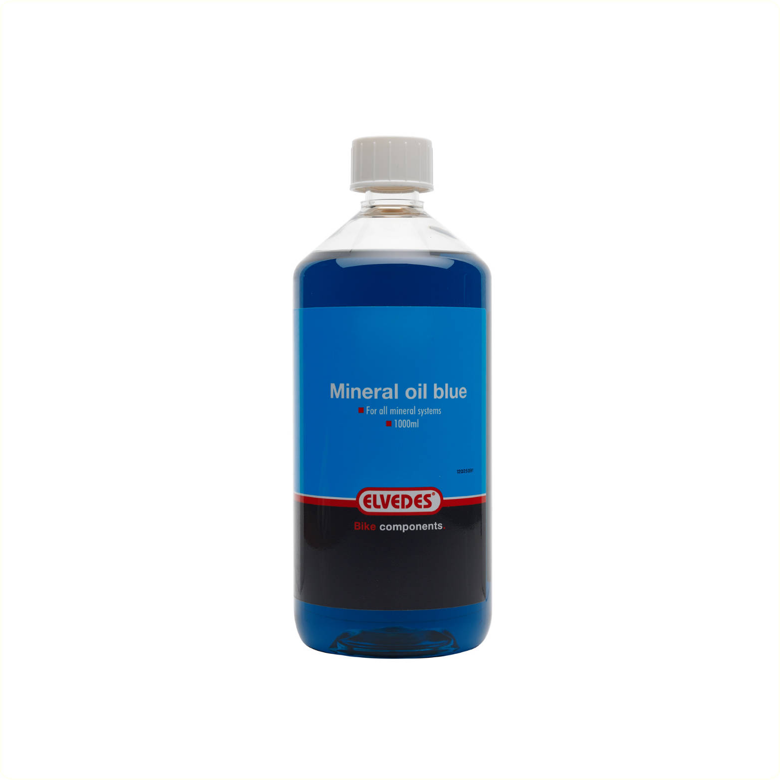 Elvedes Mineralöl für alle mineralischen Bremssysteme. Flasche 1000 ml, Farbe Blau