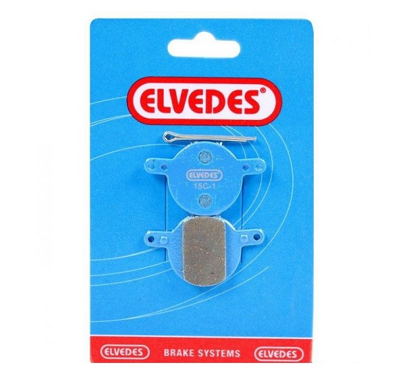 Elvedes organische Scheibenbremsbeläge für Magura Julie 2001–2008 pro Paar