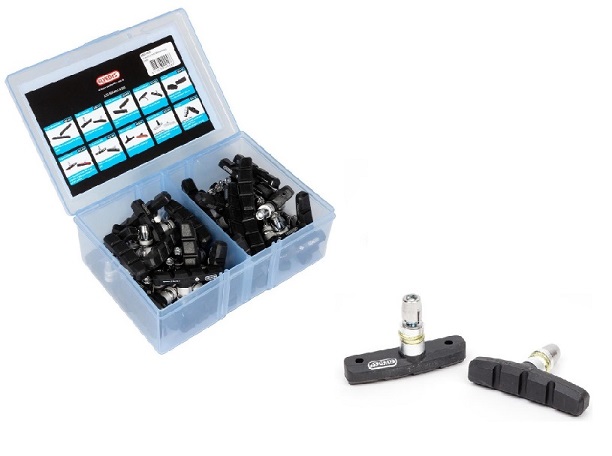 Elvedes V-Typ Felgenbremsbeläge 60 mm Werkstattbox pro 25 Paare