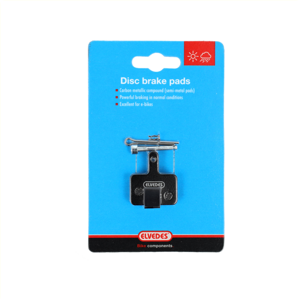 Elvedes Metaal Carbon Scheibenbremsbeläge E-Bike, unter anderem für. Shimano BR-M375 pro Paar
