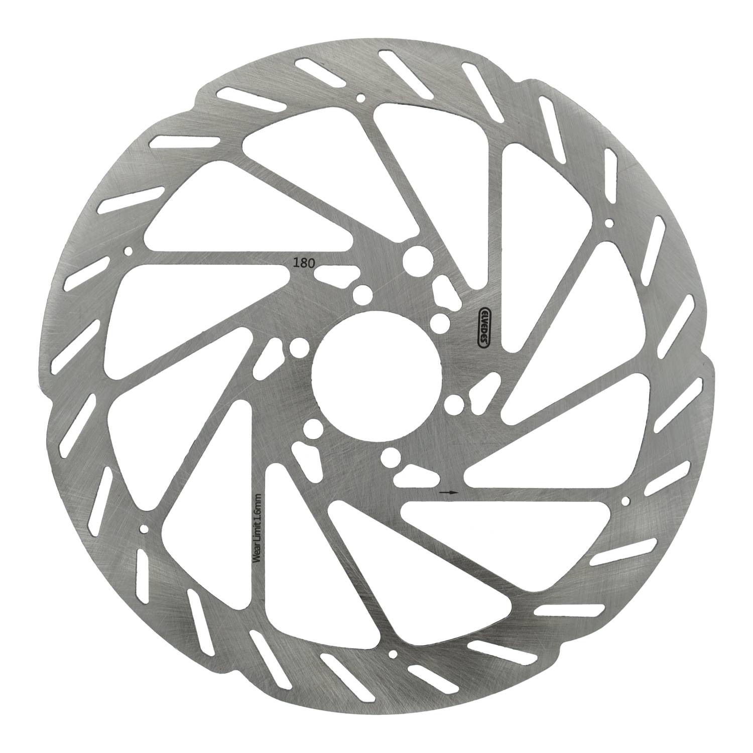 Elvedes Bremsscheibe, sechs Löcher, ø180 mm, D=1,8 mm, mit Sensormagnet