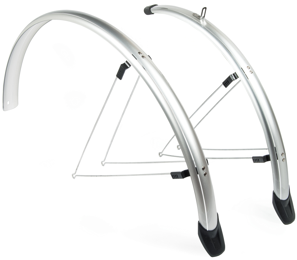 Eurofender Schutzblechset Sportlich 26 Zoll 58 mm Silber