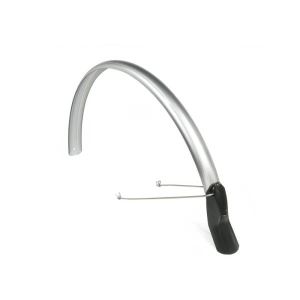Eurofender Scatto 28" Hinterradkotflügel. Silber, 51 mm breit.