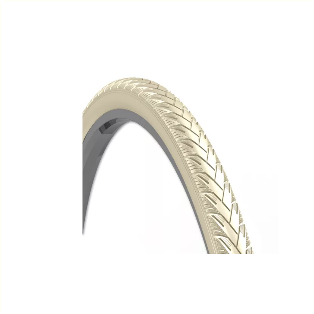 Rexway Mencos creme met reflectie  28x1 5/8x1 3/8, ETRTO 37-622