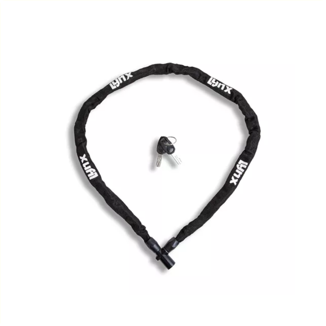 Lynx Kettenschloss 4x100cm, schwarz