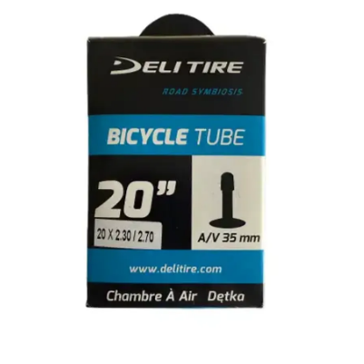 Deli-Schlauch, Fatbike 20x3.00 ETRTO 75-406, Ventil: Schrader/Autoventil 40 mm