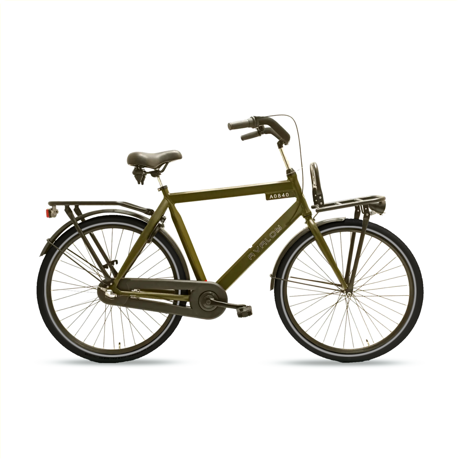 Avalon Style H58cm Shimano R3. Mattes Armeegrün.
