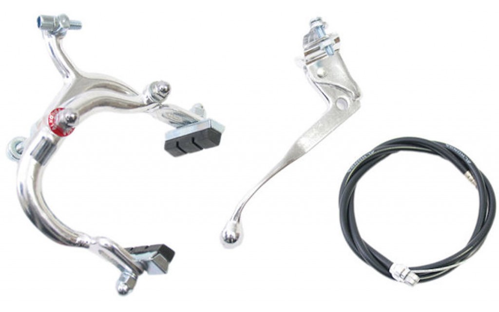 Alhonga Seitenzugbremsen-Set, vorne, silber