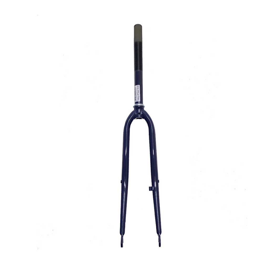 Front fork 28x1 5/8x1 3/8 with brake cam, blue. 1 inch