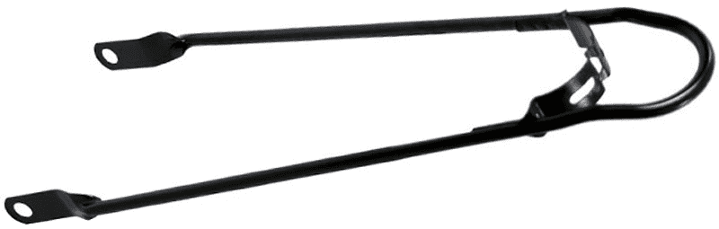 Schutzblechstrebe 26" mattschwarz, mit Stoßstange