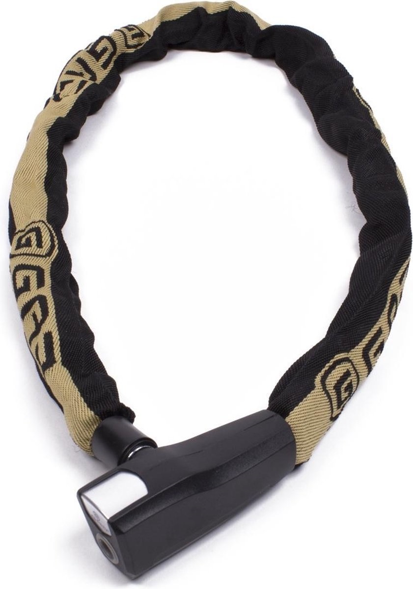 GAD Kettenschloss Anitro schwarz, 8x8x1100