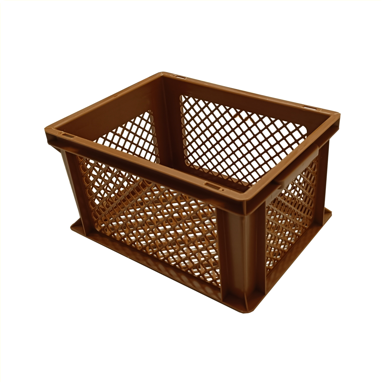 Kiste PVC Braun 26L 40x30x22cm