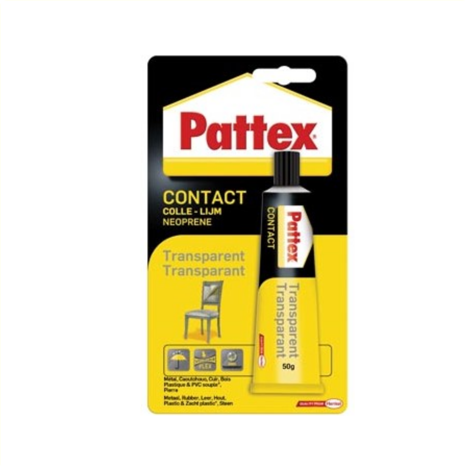 Pattex Kontaktkleber 50gr transparent