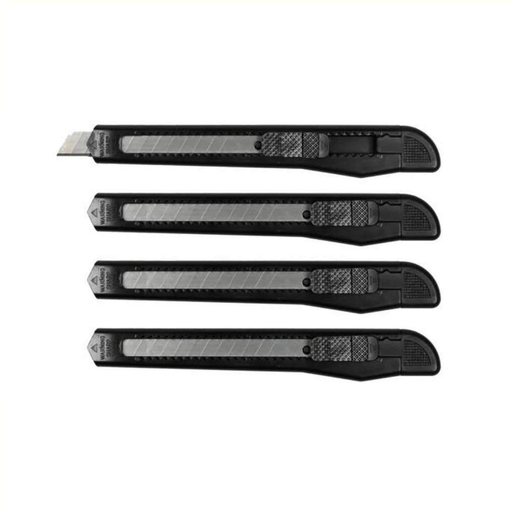 Abbrechmesser-Set 9 mm 4 pcs