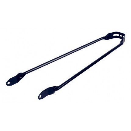 Schutzblechstange 28 "Befestigung am Rahmen mit M5-Schraube, mattschwarz