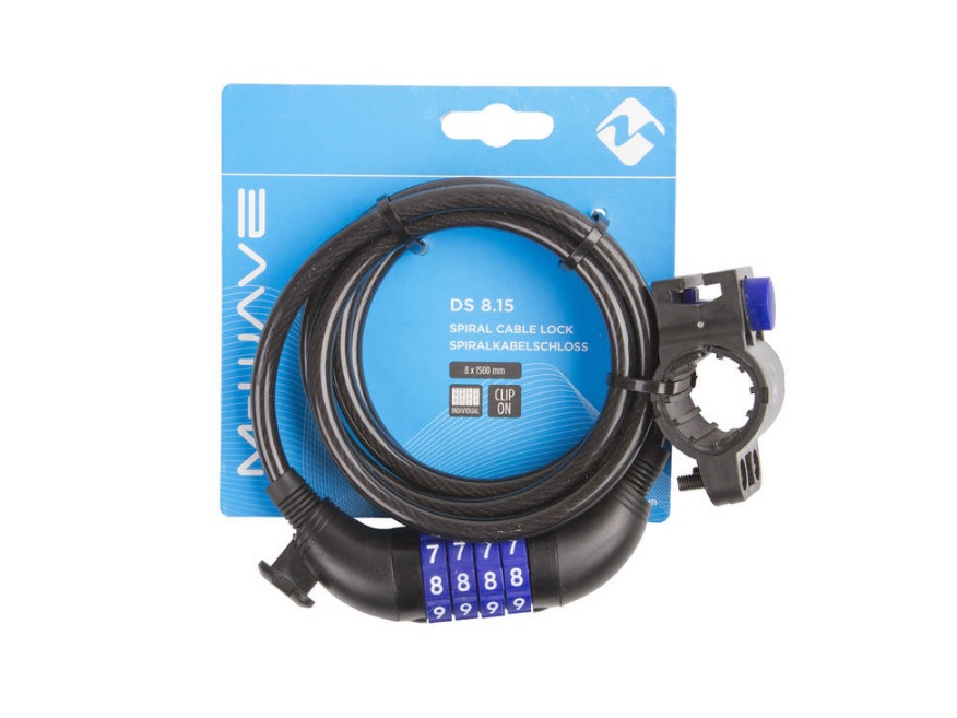 M-WAVE DS 8.15 Spiralkabelschloss