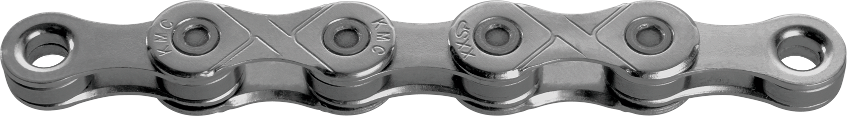 KMC-Kette E1 EPT schmal 1/2x3/32, rostfrei, 130 L single speed, waxed