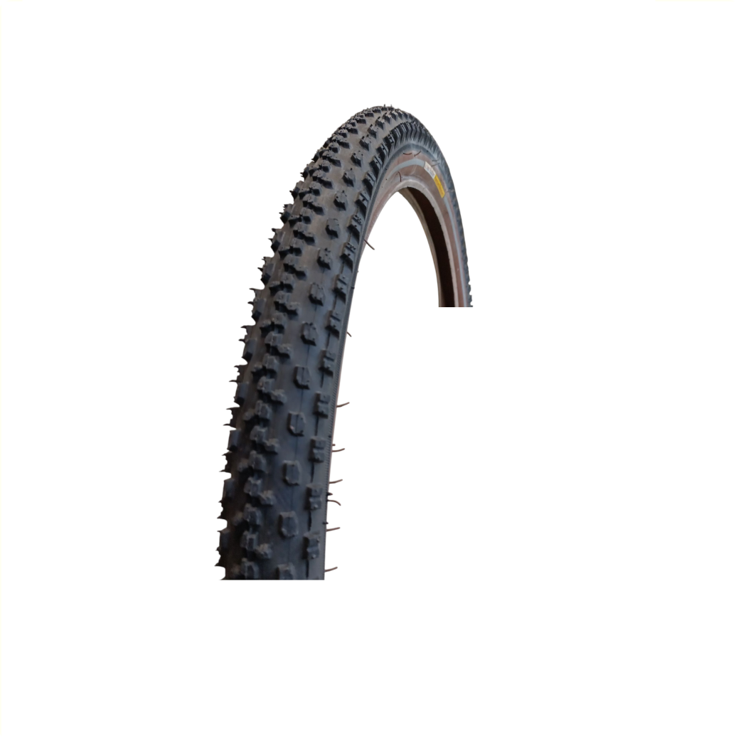 Vee Rubber Außenreifen (1,5 mm pannensicher) schwarz/braun mit Reflektoren, 26x2.00 ETRTO 50-559, inklusive DV-Schlauch