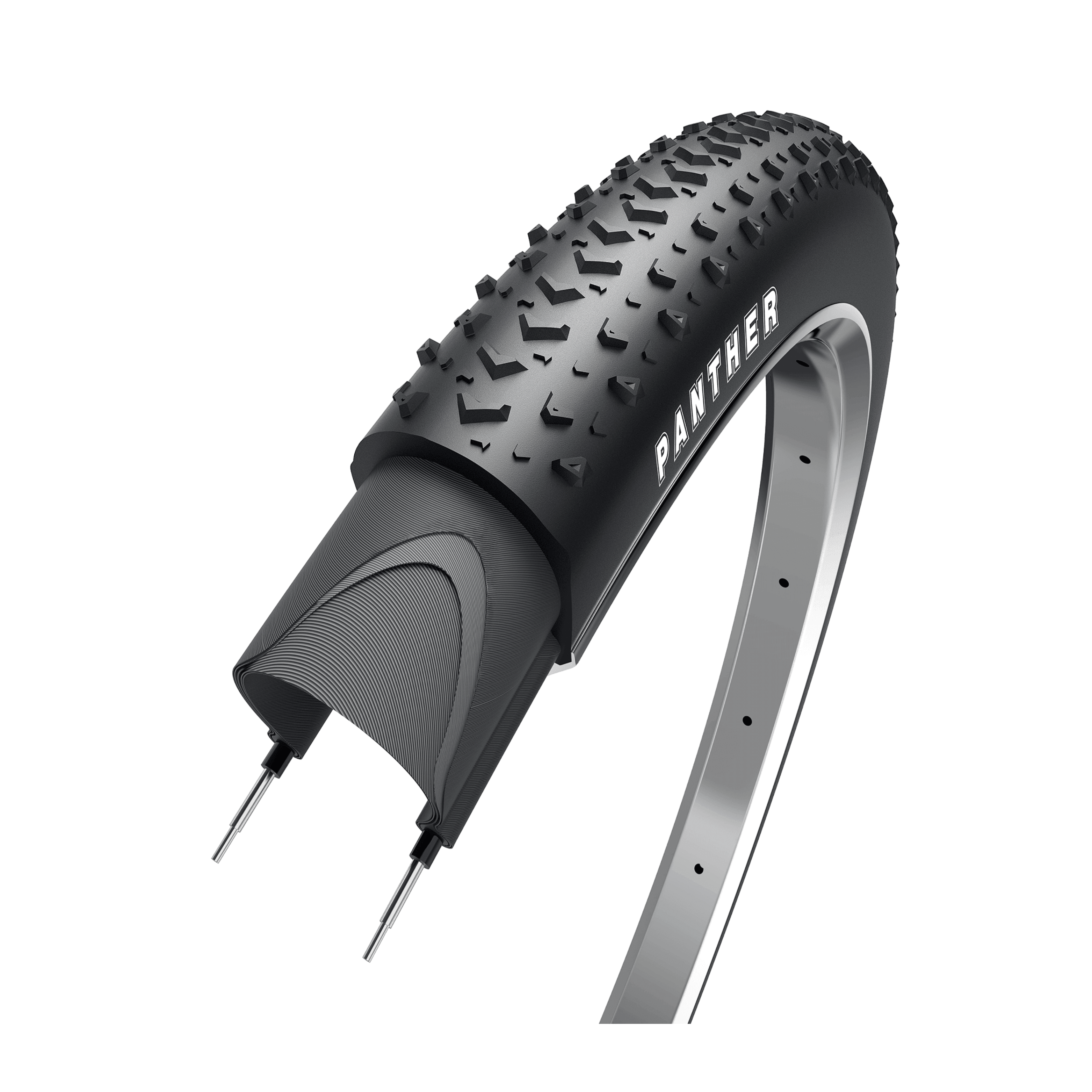 Obor/Hakuba Panther, schwarz ohne Reflexion, 26x1,95, ETRTO 47-559 Single Skin TPI 60
