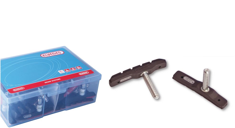 Elvedes Bremsbeläge Cantilever 72 mm. pro 25 Paare