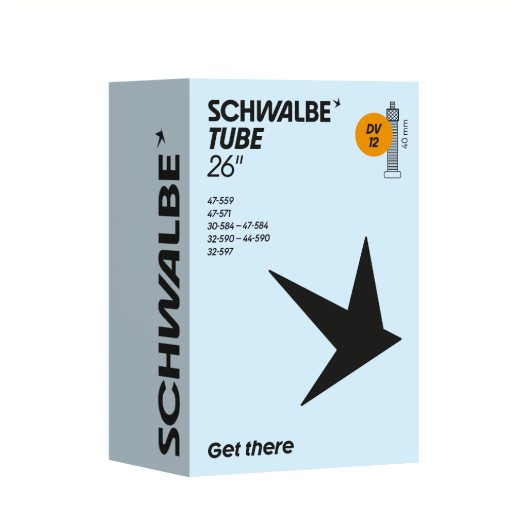 Schwalbe Schlauch 26x1 3/8-1,75 ETRTO 32/47-559, Dunlop Blitz/Holland DV12