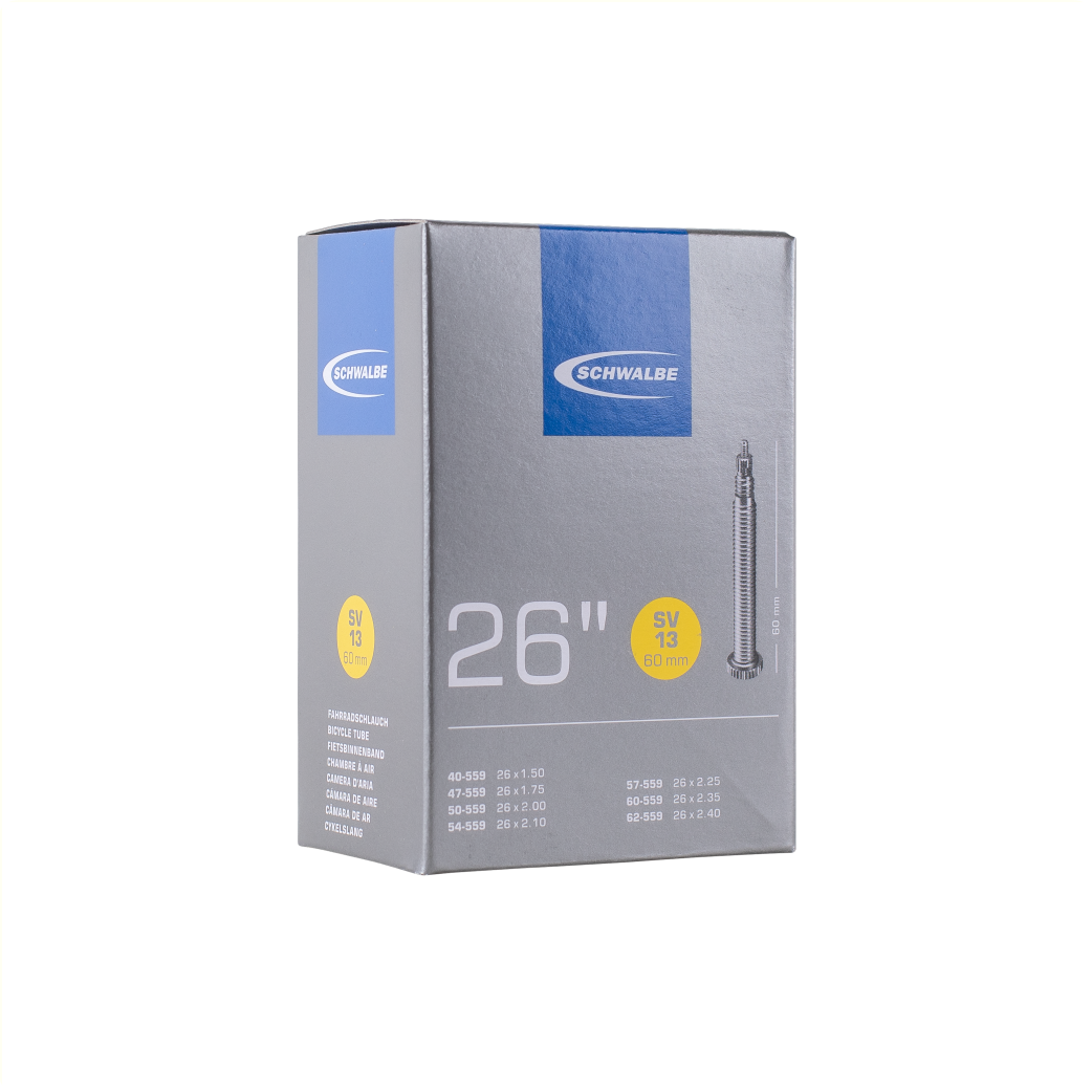 Schwalbe Schlauch 26x1,50-2,50 ETRTO 40/62-599 EK, Presta/Französisch SV13 60mm
