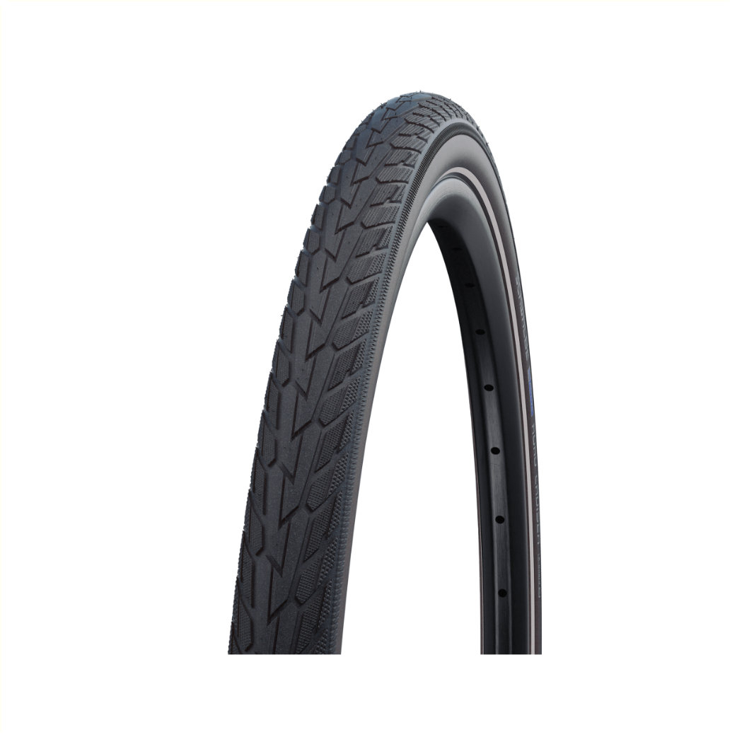 Schwalbe Straßenkreuzer (K-Guard), Schwarz mit Reflexion, 24x1,75 ETRTO 47-507