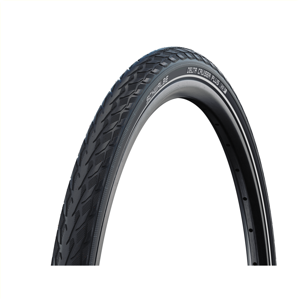 Schwalbe Delta Cruiser (K-Guard), Schwarz mit Reflexion, 28x1 1/8,  ETRTO 28-622