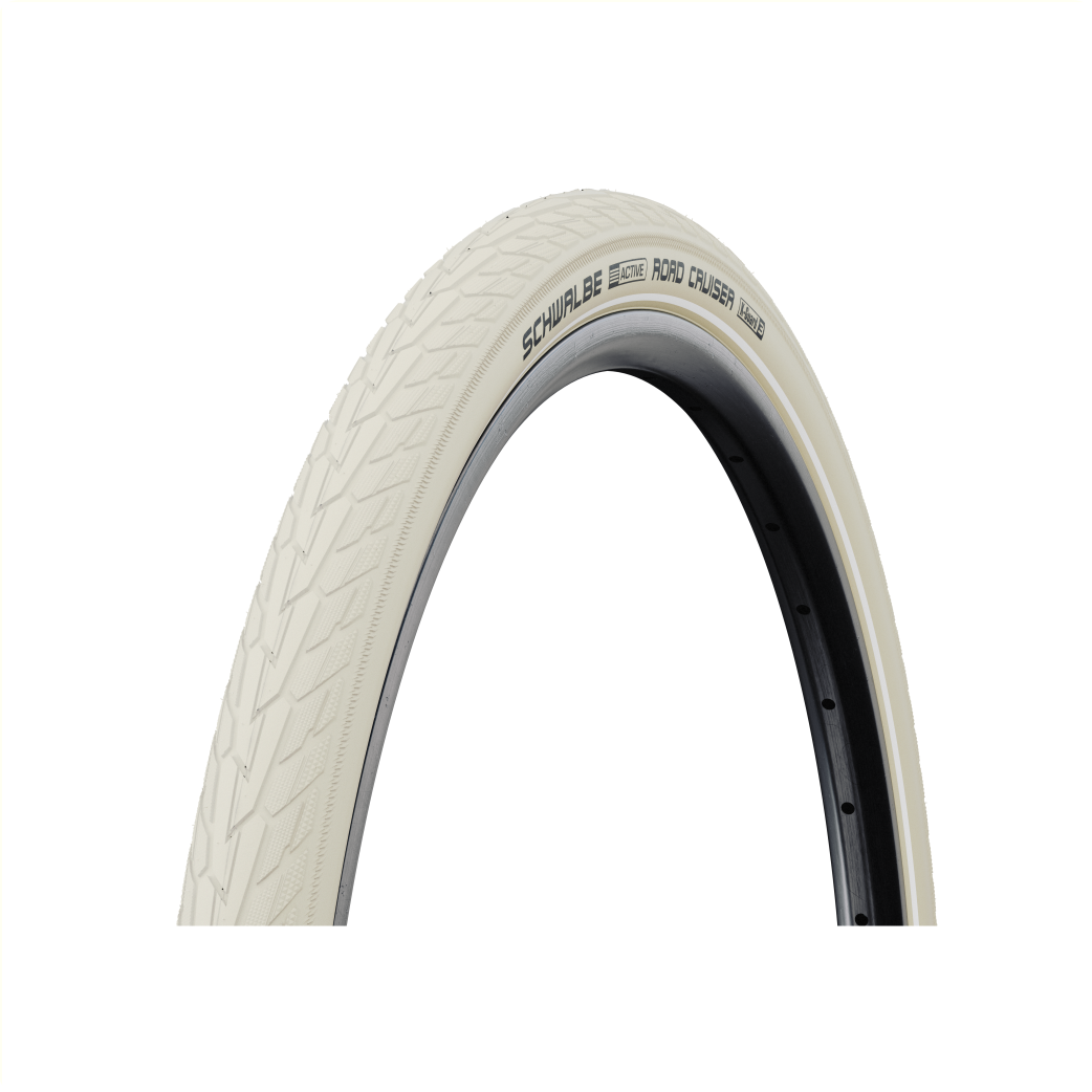 Schwalbe Road Cruiser (K-Guard), Creme mit Reflexion, 28x1,60, ETRTO 42-622