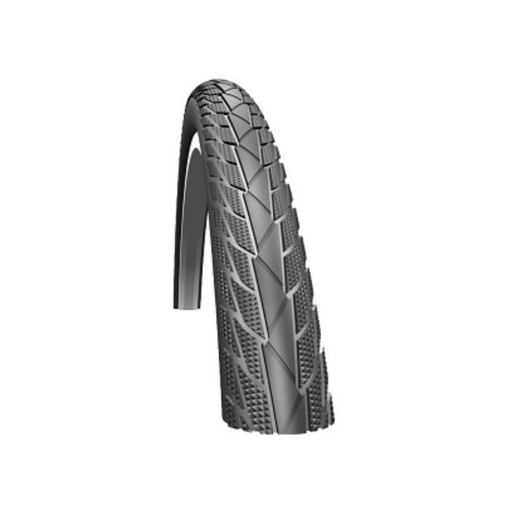 Impac Streetpac TwinSkin (by Schwalbe), Zwart met reflectie, 28x1.75, ETRTO 47-622