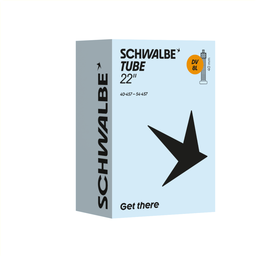 Schwalbe Schlauch 22x1,75/2,10 ETRTO 40/52-457, Dunlop Blitz/Holland DV8L 40mm