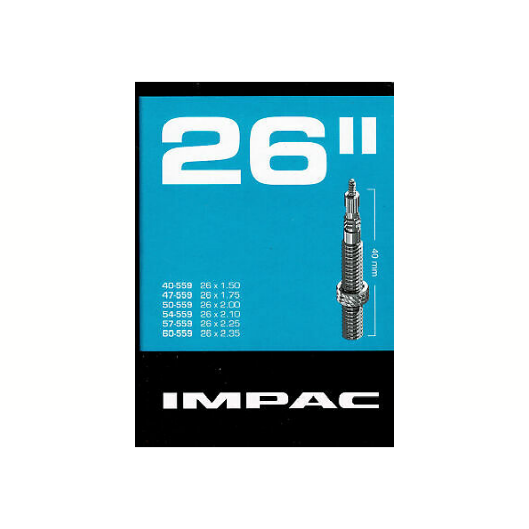 Impac Schlauch (von Schwalbe) SV26 26x1,50 - 26x2,35 ETRTO 40/60-559 Ventil: Sclaverand/französisch 40mm