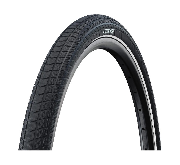 Schwalbe Motion Super Moto-X (3 mm GreenGuard, Schlangenmuster), schwarz mit Reflektoren, 20x2.15 ETRTO 55-406