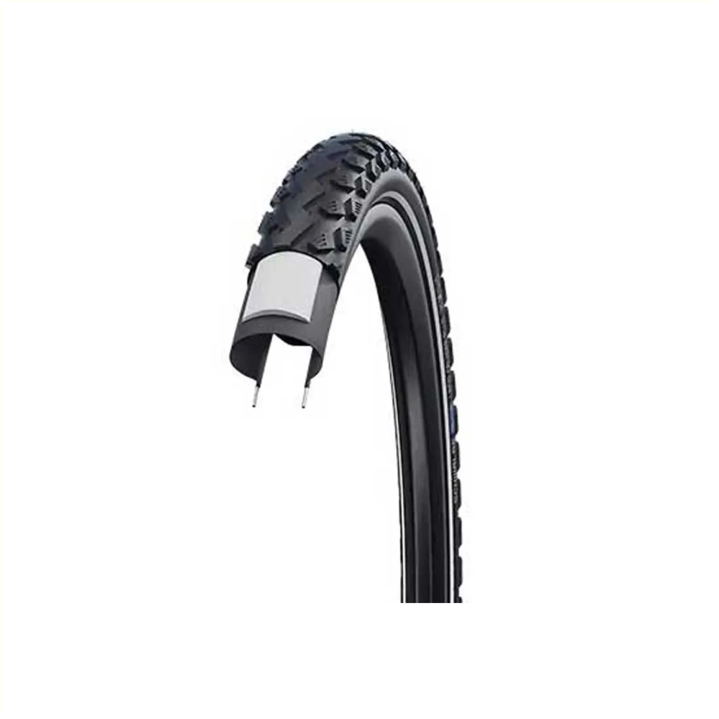 Schwalbe Land Cruiser Plus Green compund  (3mm Puncture-guard), Schwarz mit  Reflexion, 28x2.00, ETRTO 50-622 All weather profile, 4 season tyre