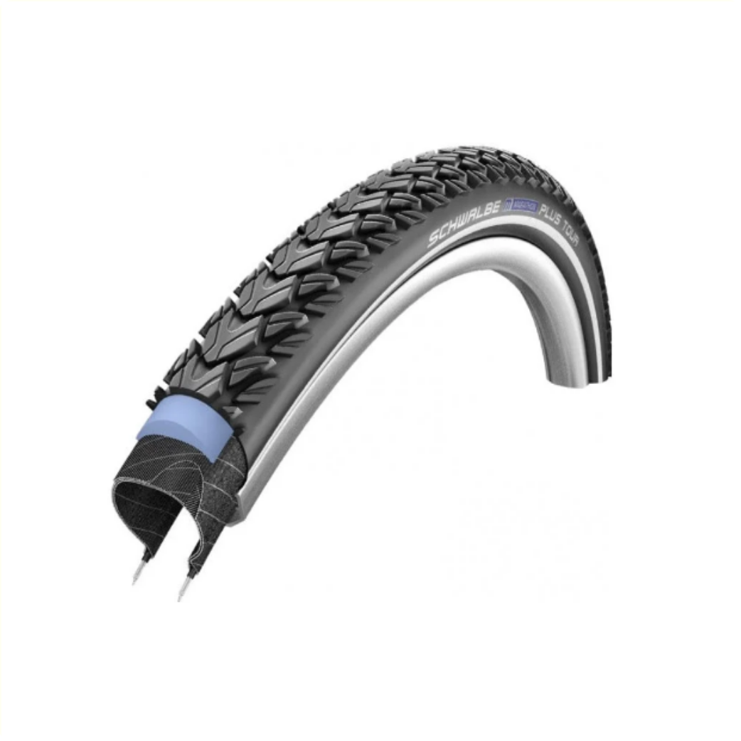 Schwalbe Marathon Plus Performance (SmartGuard 5 mm Pannenschutz), Schwarz mit Reflex, 26 x 1,35, ETRTO 35-559